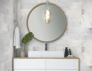 Stone-Backsplash Tile | De/Mar Design Studio